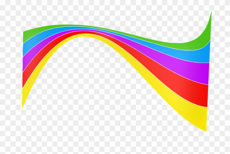 Rainbow Clipart Clear Background - Gay Rainbow Ribbons - Png Download