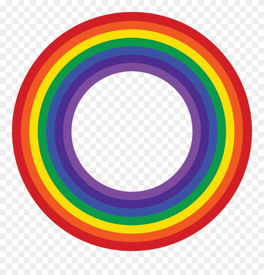 Free Clipart Of A Rainbow Border - Clip Art - Png Download