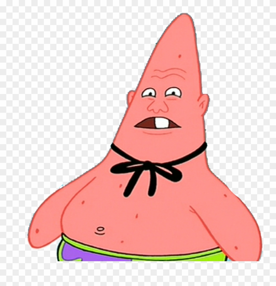 Patrick Patrickstar Spongebob Pinhead Orange Black - U Callin Pinhead Clipart