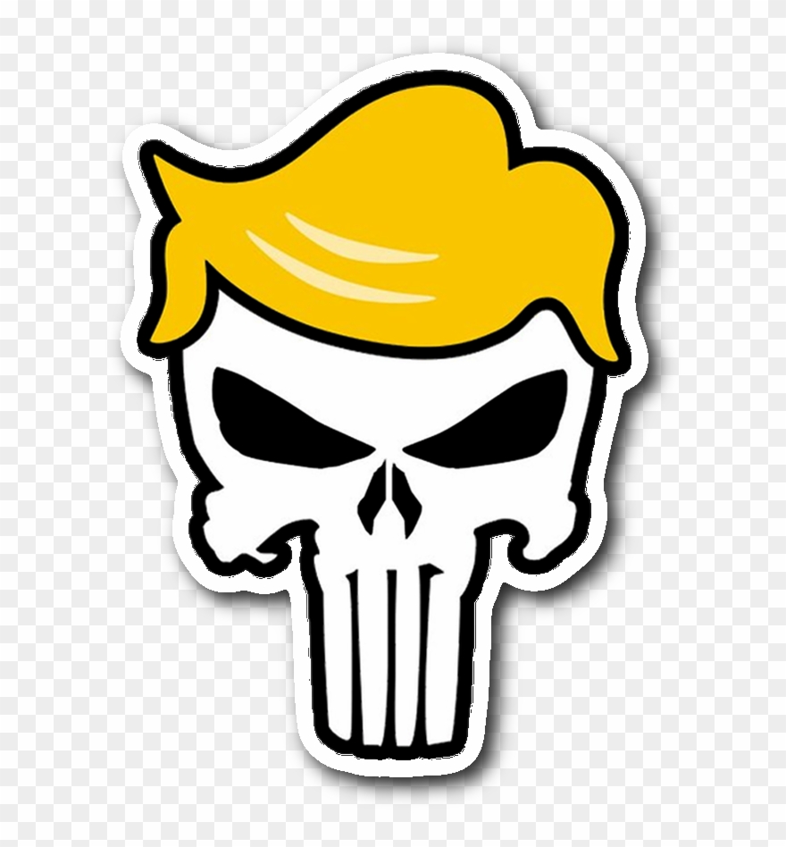 Trump Punisher Sticker - Trump Punisher Svg Clipart