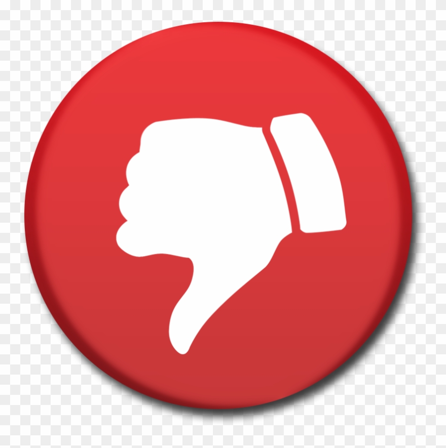 Thumbs Up Clip Art Images Free - White X Red Background - Png Download