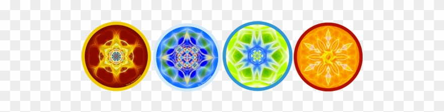 Kit Of Harmonizing Platters 4 Elements - 4 Elements Clipart
