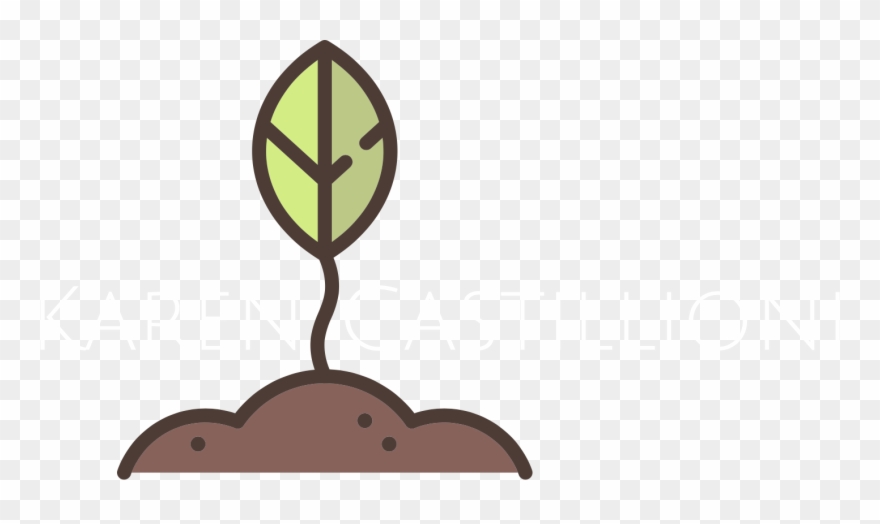 Karen Castillioni Logo - Vegetation Logo Clipart