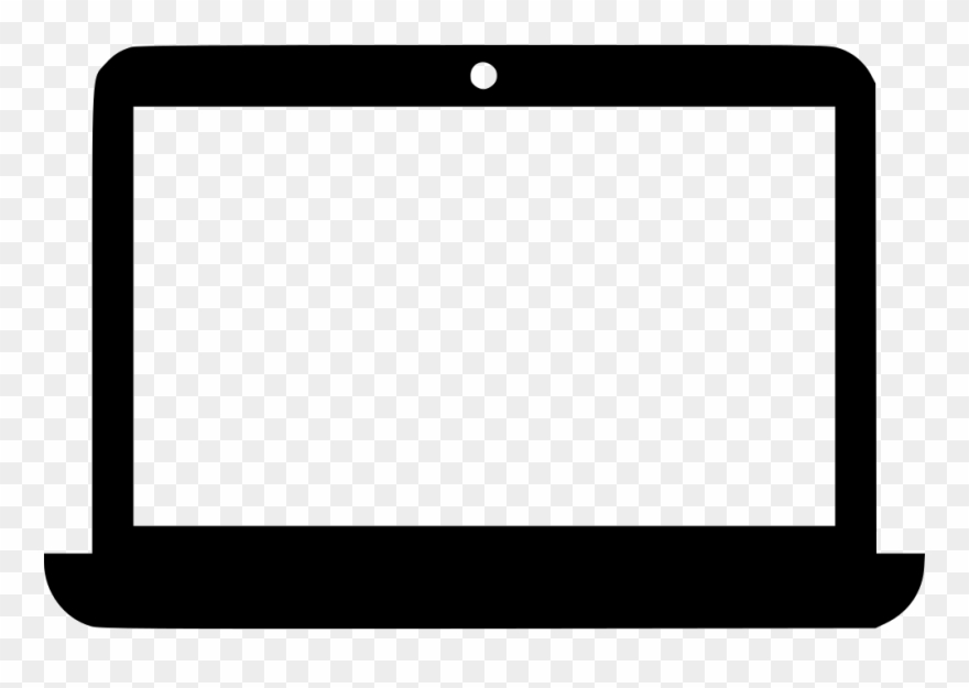 Laptop Svg Black And White Clipart