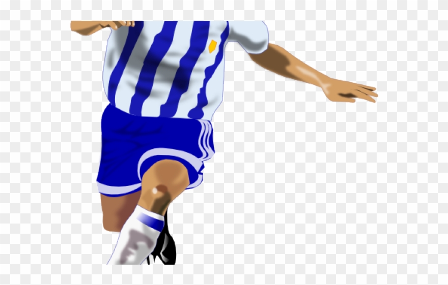 Soccer Clipart Dribbling - Soccer Player Clipart Png Transparent Png