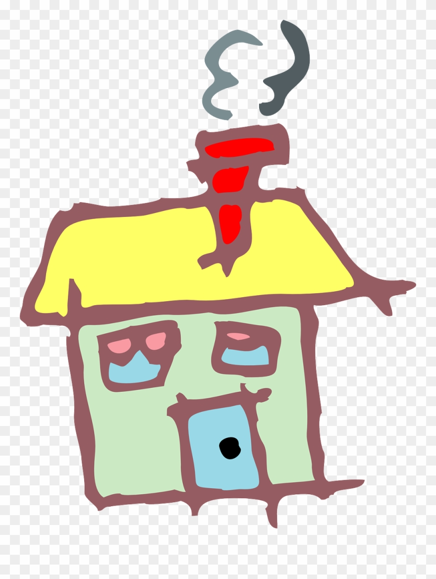 Cottage Cliparts 29, Buy Clip Art - Drawn House - Png Download