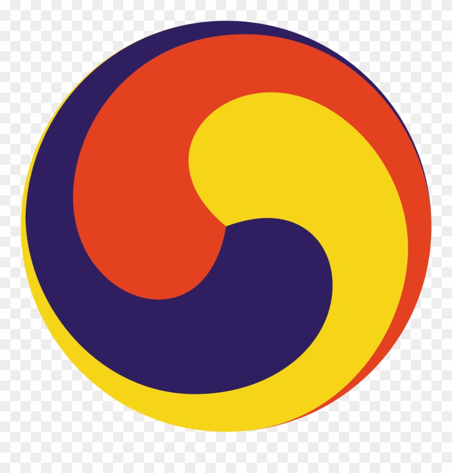 Sam-tageuk - Korea Red Blue Yellow Clipart