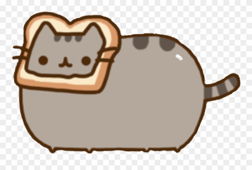Svg Transparent Stock My Friend Made This Sticker C - Pusheen The Cat Clipart