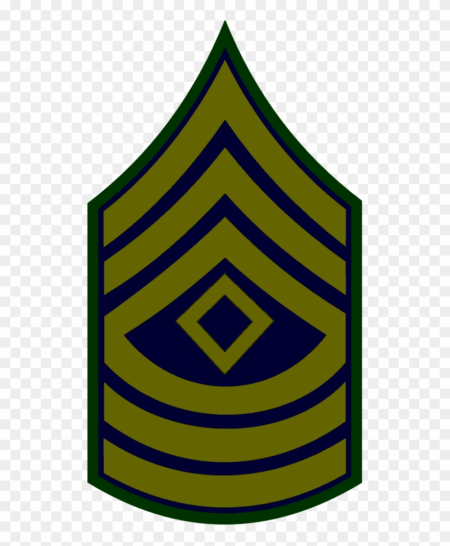 Free Download Master Sergeant Insignia Clipart Master - Master Sergeant Army Rank Svg - Png Download