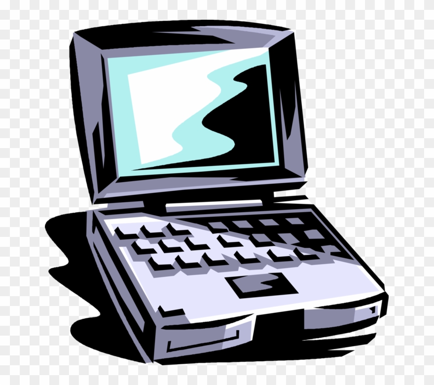 Svg Transparent Stock Notebook Portable Image Illustration - Laptop Clipart