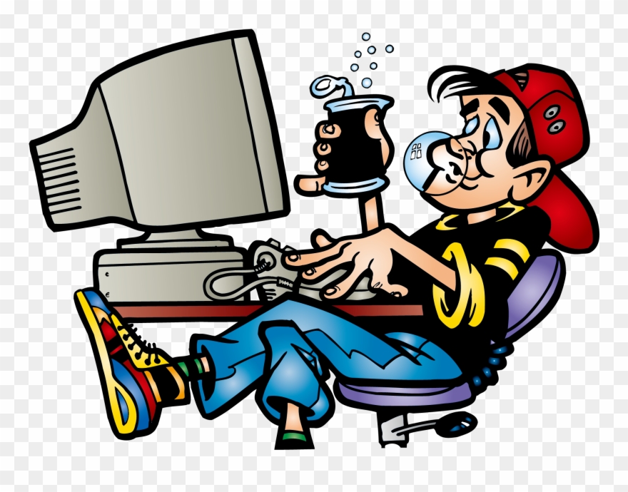 System Administrator Clip Art - Drink On A Computer - Png Download