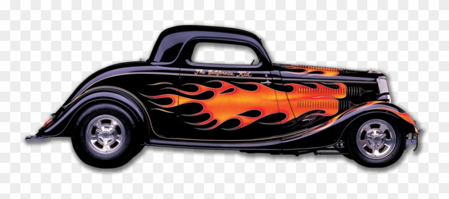 Clip Art Hot Rod Pic - Hot Rod Transparent Background - Png Download