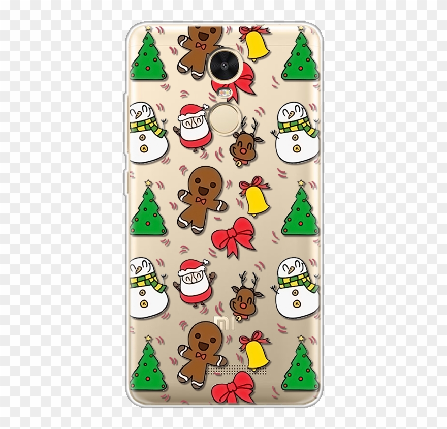 Christmas Deer Cover For Xiaomi Redmi 4x 3 4 4a 5 Plus - Xiaomi Mi A1 Clipart