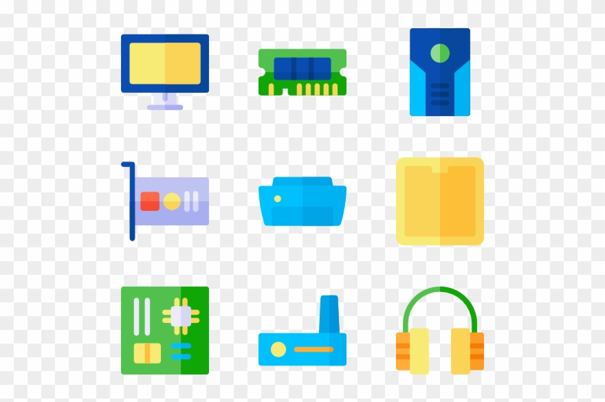 Computer Parts - Computer Clipart (#1324891) - PinClipart