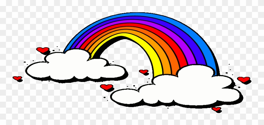 Healing Hearts Small Animal Rescue, Inc - Free Clip Art Rainbow - Png Download