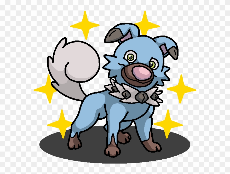 Shiny - Rockruff Shiny Pokemon Png Clipart