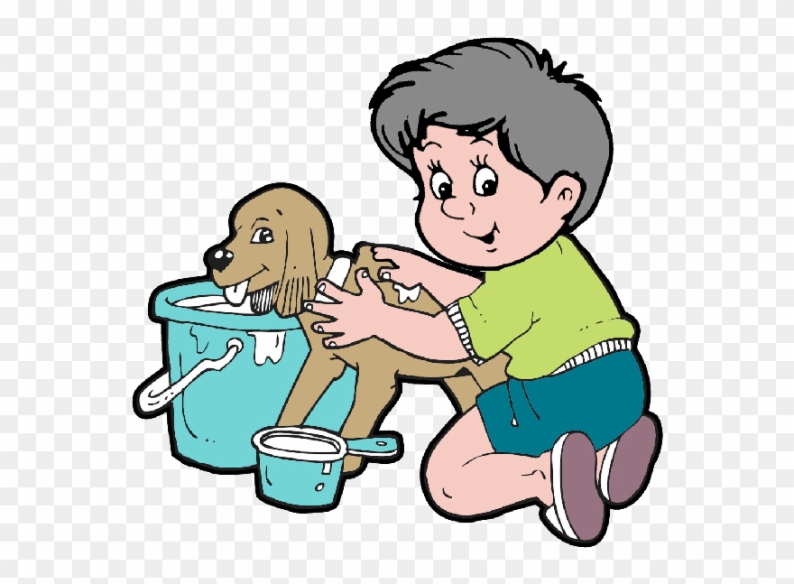 Dog Puppy Clip Art Transprent Png Free - Dog Taking A Bath Clipart Transparent Png