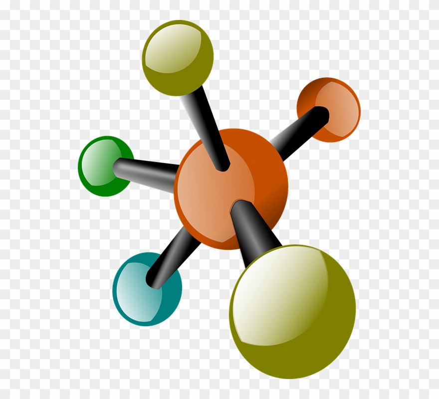 Supply Cliparts Math 16, Buy Clip Art - Molecules Clipart - Png Download