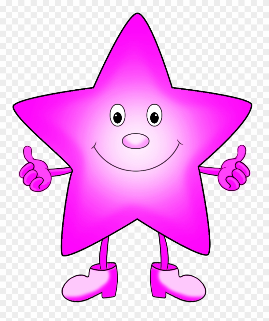 Star Clipart Jpg - Cartoon Colorful Star Clipart - Png Download