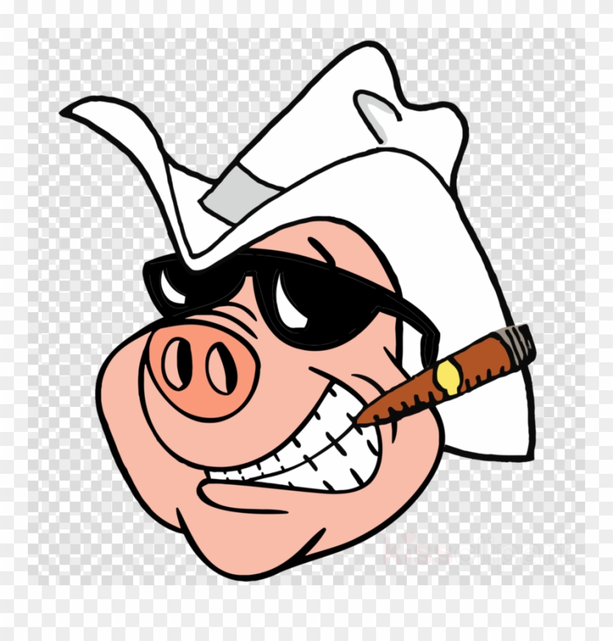 Cigar Pig Clipart Cigar Wild Boar Clip Art - Boss Hogg Clip Art - Png Download