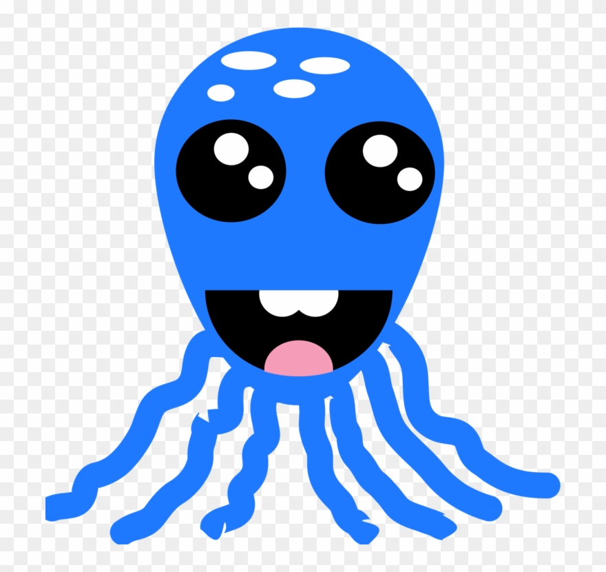 Octopus Computer Icons Animal Cat Smiley - Clip Art - Png Download