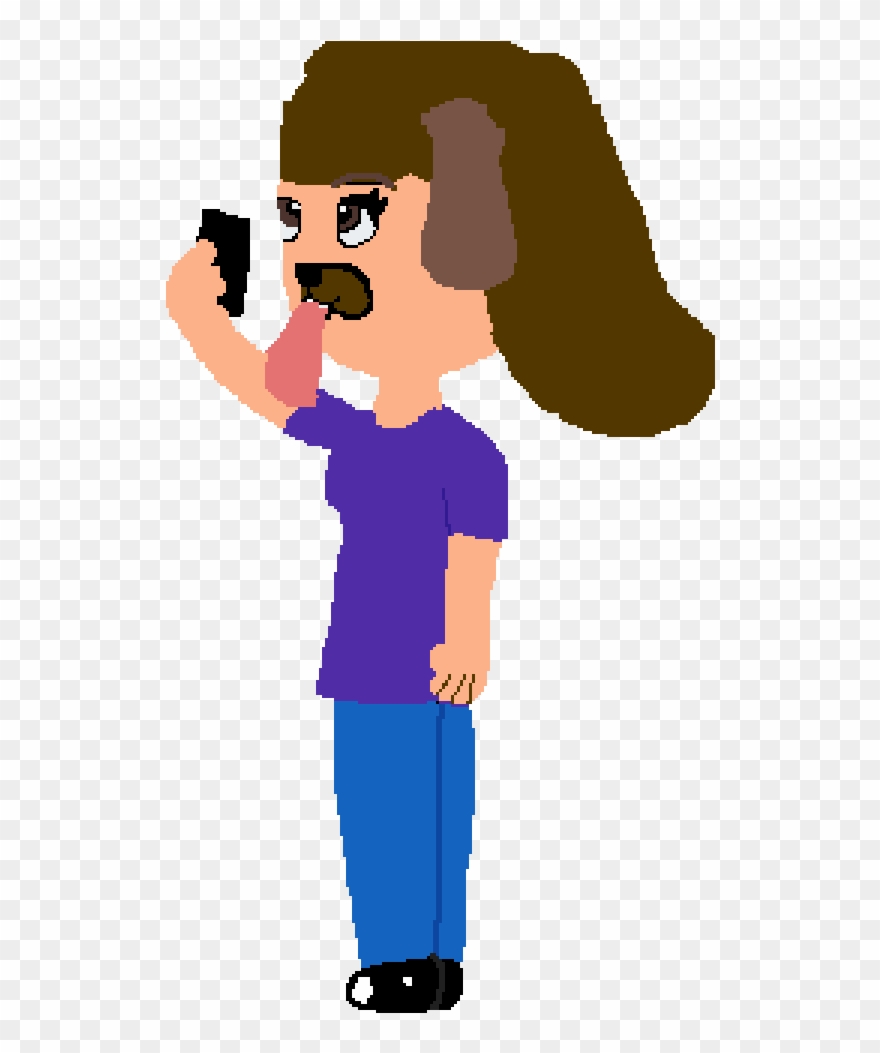 Draw A Girl With Dog Ears Request - Drawing Clipart