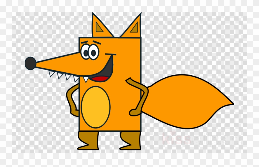 Cartoon Fox Clipart Clip Art - Vector Graphics - Png Download
