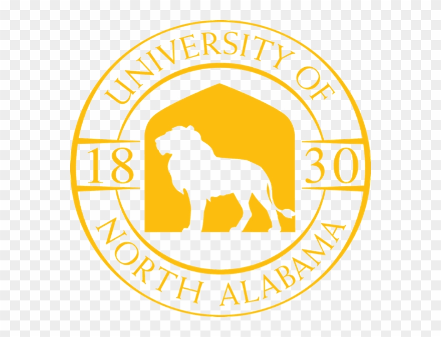 Round Gold Logo - University Of North Alabama Clipart