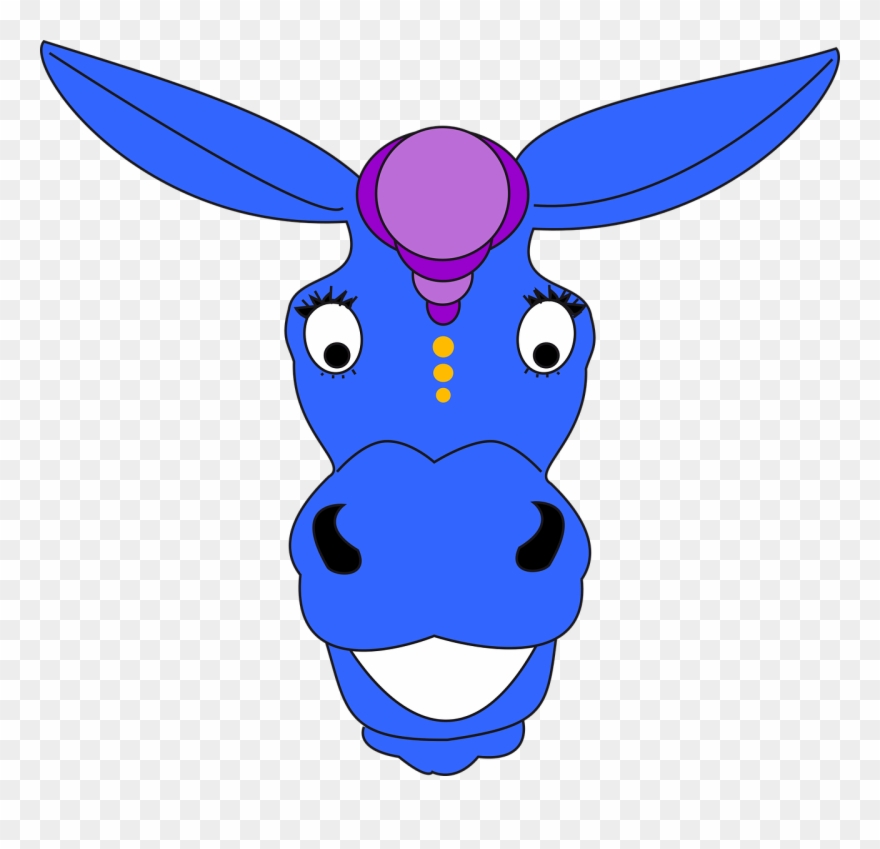 Blue Starfish Cliparts 25, Buy Clip Art - Donkey - Png Download