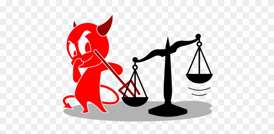 Satan Wins Bronx Traffic Ticket - Cartoon Clipart