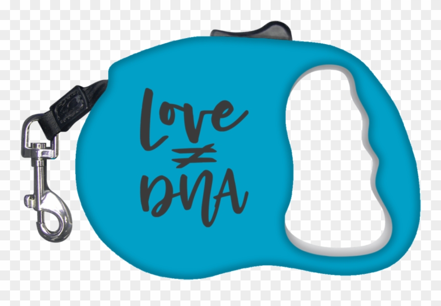 Love Doesnt Equal Dna Retractable Dog Leash- Pets - Leash Clipart