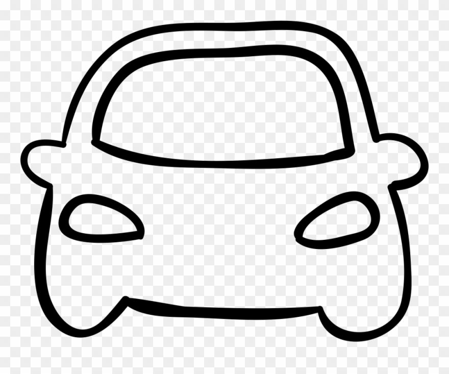 Car Front Outline Svg Png Icon Free Download - Clipart Car Front Outline Transparent Png