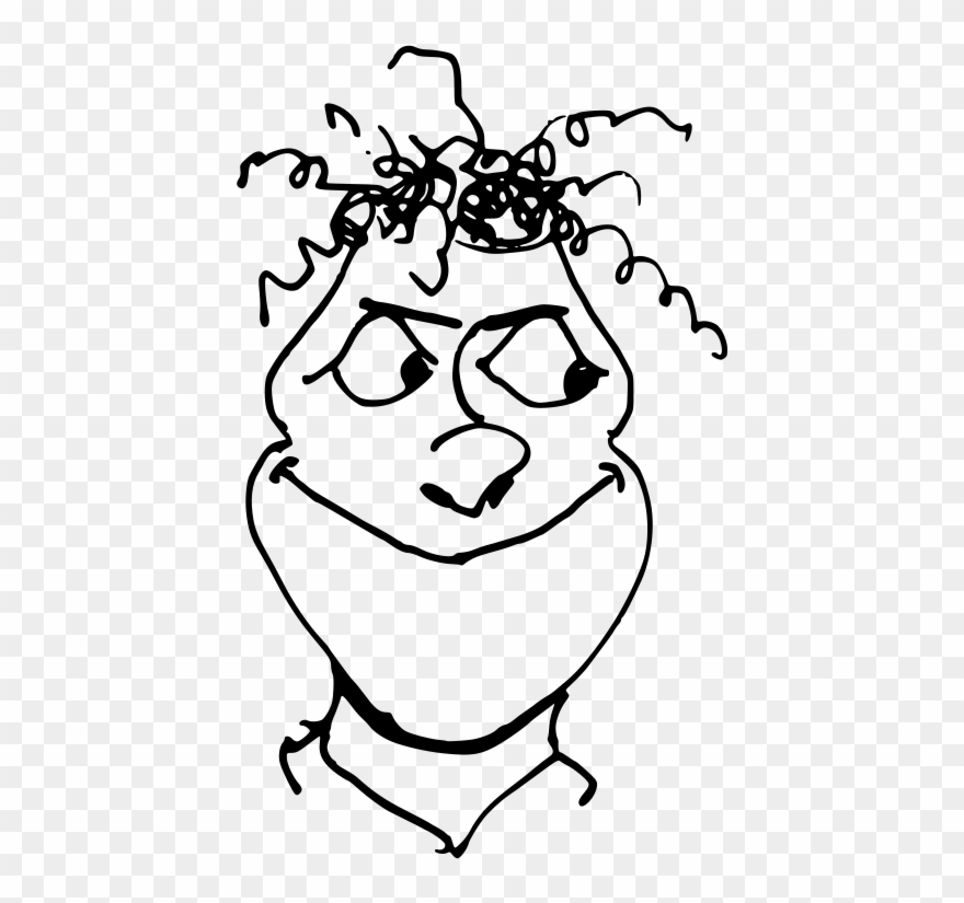 Cartoon Head21 Clip Art - Creepy Guy Clipart - Png Download