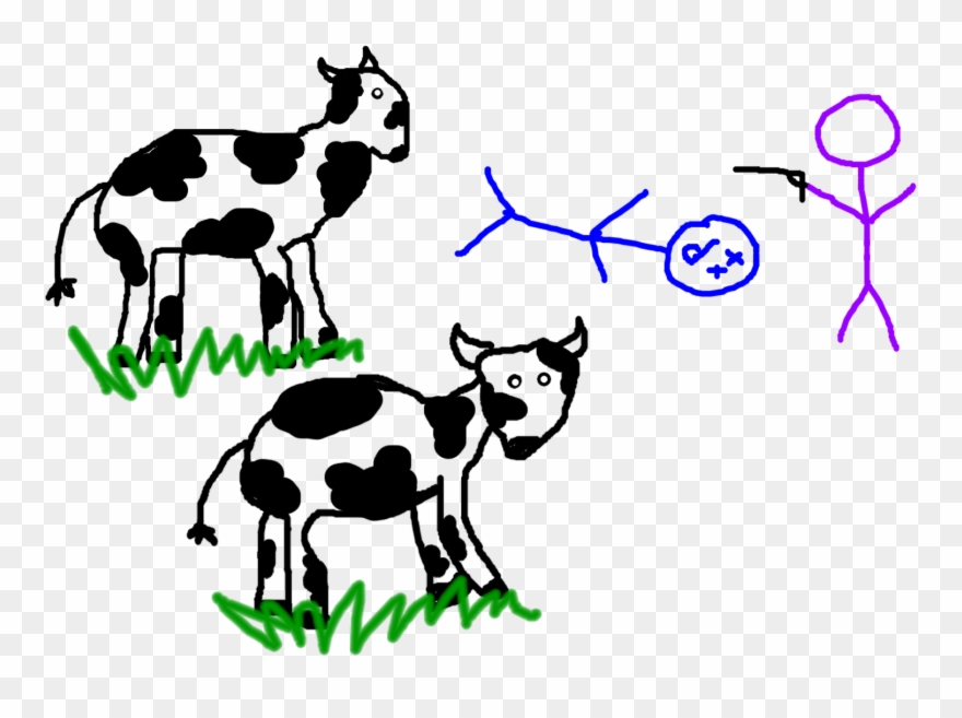 You Have Two Cows - Dibujos De Rebaño De Vacas Clipart