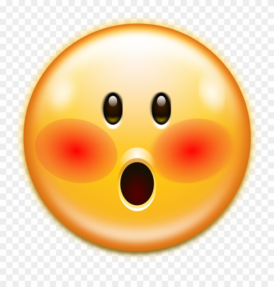 Oxygen480 Emotes Face Embarrassed - Smiley Clipart
