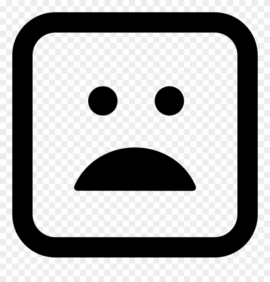 Disappointed Emoticon Face Comments - Number 6 Icon Png Clipart