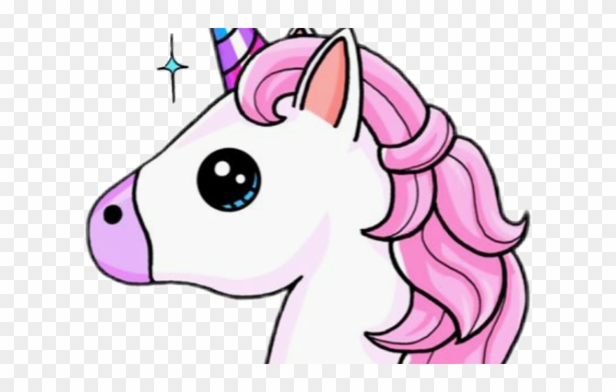 Unicorn Clipart Kawaii - Imagenes De Unicornios Para Dibujar - Png Download