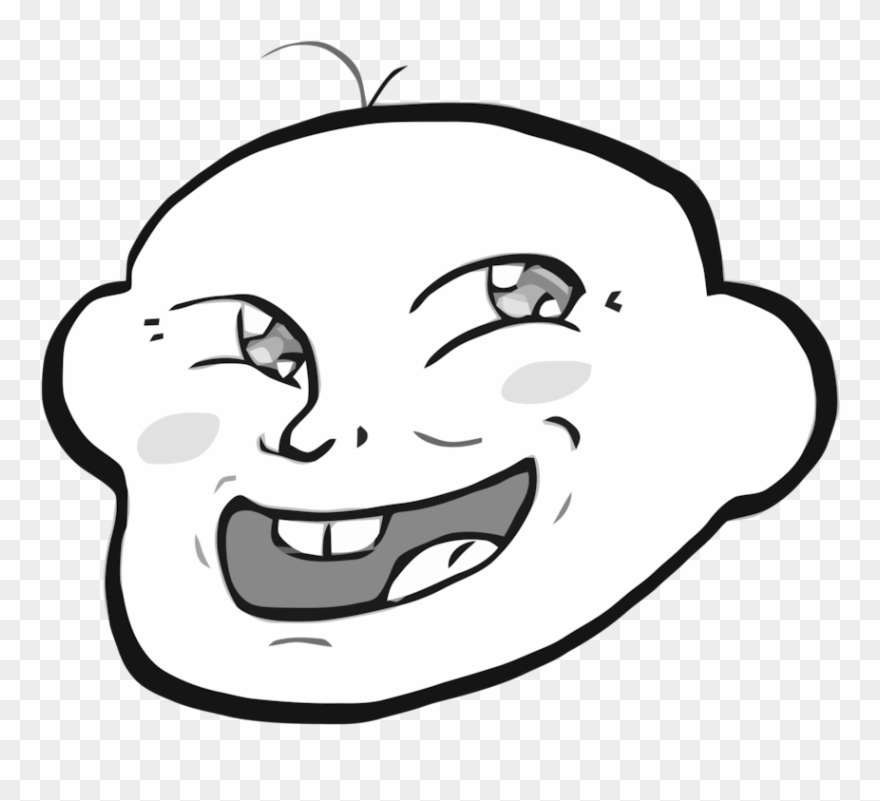 Troll Face Clipart Freeuse Download - Funny Photo For Making Troll - Png Download