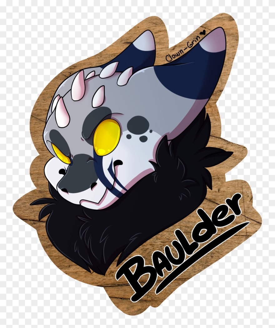 Baulder Badge - Cartoon Clipart