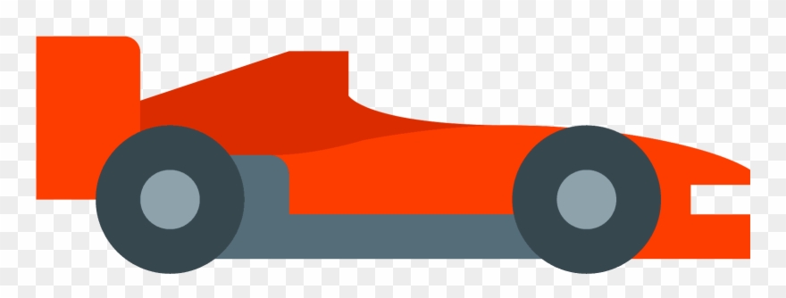 Car Wheel Clipart Side View - Race Car Icon Png Transparent Png
