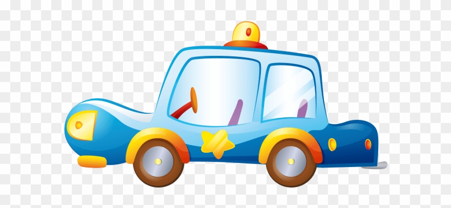 Behind The Wheel Wall Stickers For Children, Police - Riding Toy Clipart