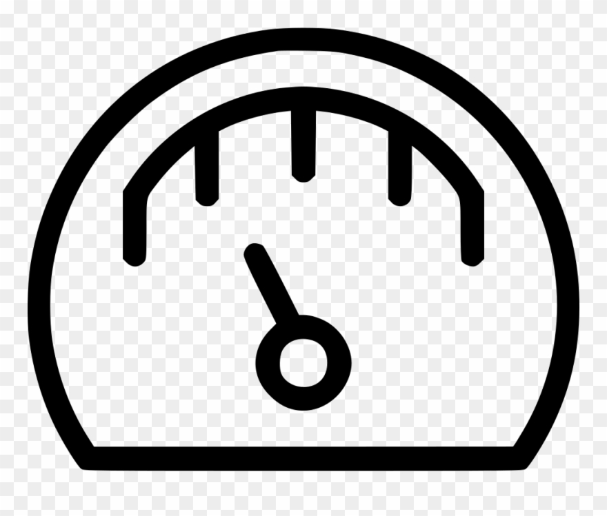 Indicator Fuel Svg Png Icon Free Download - Speedometer Clipart