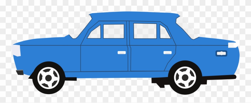 Car 16 Clip Library - Blue Big Car Clipart - Png Download