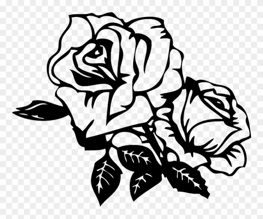 Roses Dog Tag Stainless Steel Cremation Jewelry Clipart