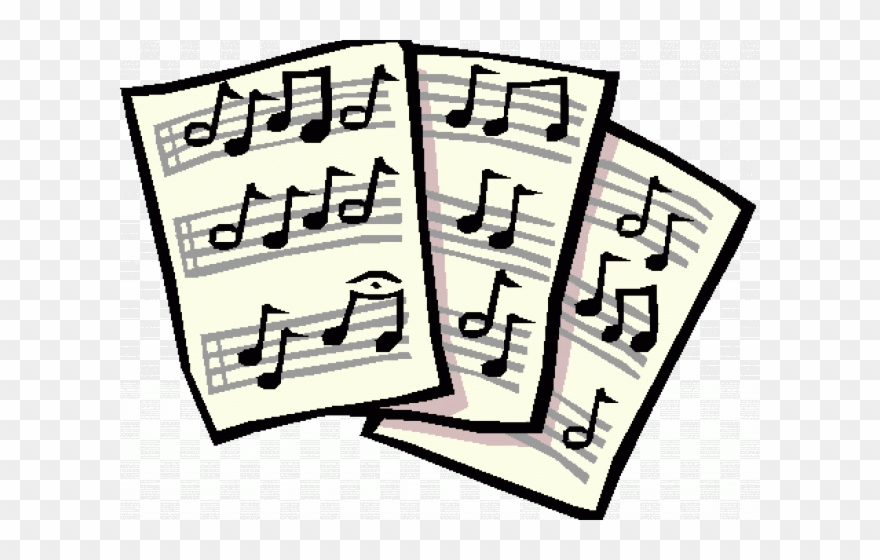 Sheet Music Pictures Free Download Clip Art - Music Sheet Clip Art - Png Download