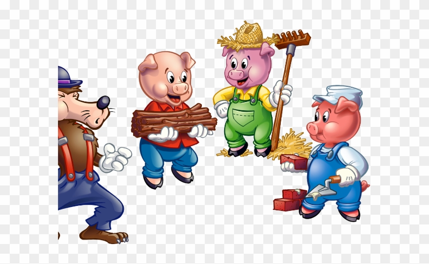 Three Little Pigs Latin Case Indentification Activity - 3 Little Pigs Clipart - Png Download