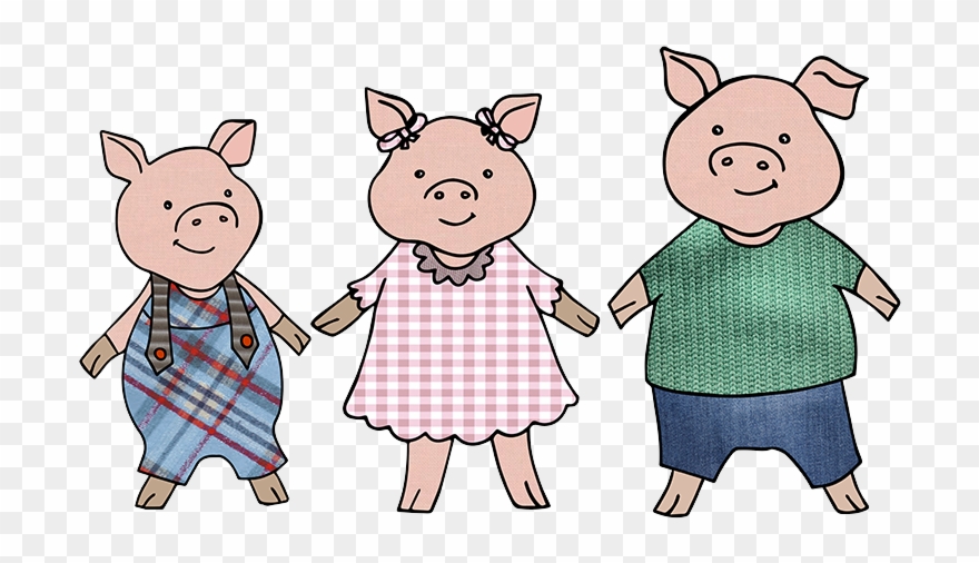 Three Pigs - Teacher Clipart