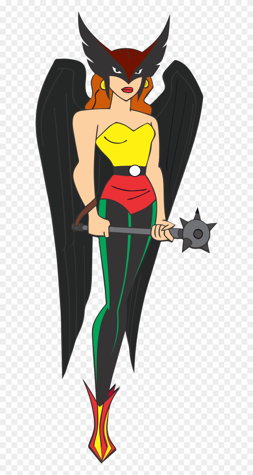 Liga Da Justiça - Gavião Liga Da Justiça Clipart
