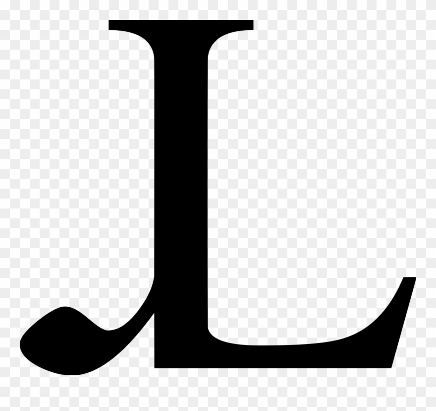 Latin Capital Letter L With Pigtail At Bottom Svg For - L Clipart