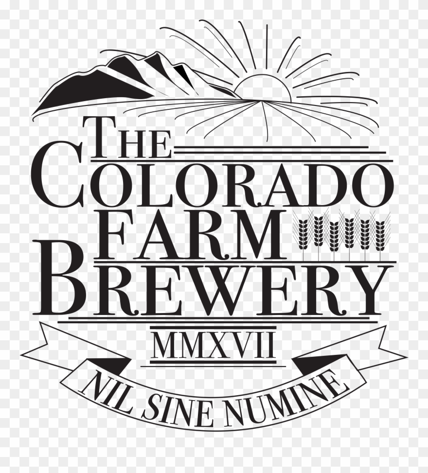 The Colorado Farm Brewery Logo Clipart